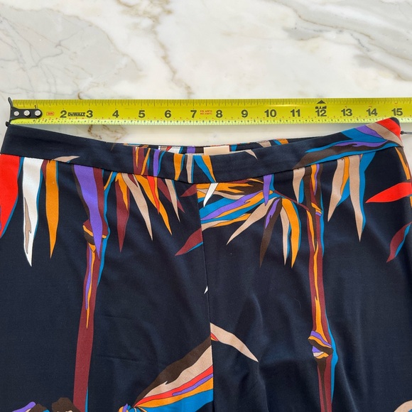 EMILIO PUCCI BLACK BAMBOO PRINT PANTS SIZE IT 44 / US 10 - Picture 8 of 15